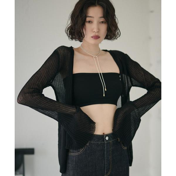 チューブトップ ベアトップ back shirring cup In bandeau /バックシャー...