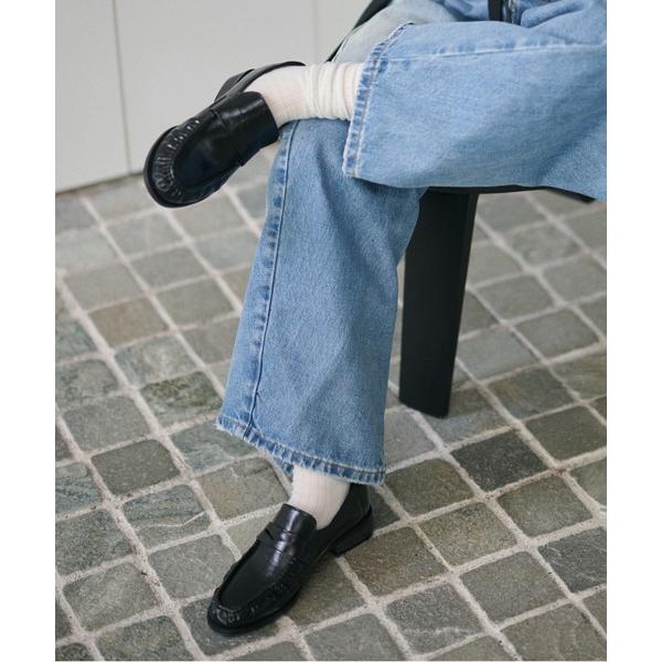 ローファー low heel gathered loafers /ローヒールギャザーローファー レデ...