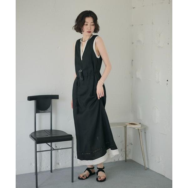 ワンピース cache-coeur embroidery dress /カシュクールエンブロイダリー...