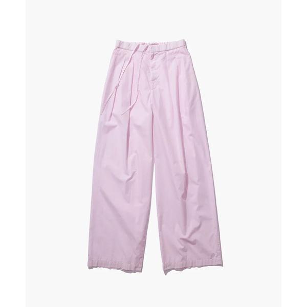 パンツ 「ATON/エイトン」NATURAL DYED COTTON LAWN TWO TUCKED...