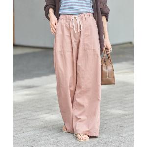 パンツ コットンリネン EASY Utility パンツ レディース
