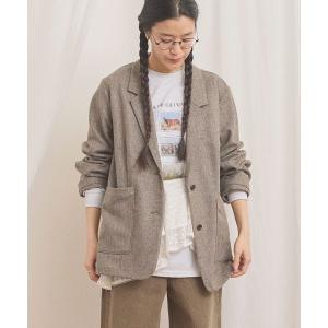 ジャケット テーラードジャケット WOOL TWEED jacket レディース