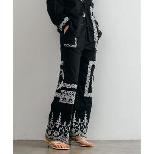 パンツ LACE PATCHWORK PANTS/レースパッチワークパンツ レディース