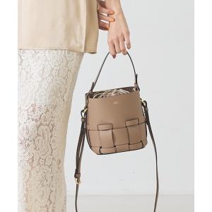 トートバッグ Lattice/バケツショルダーバッグ レディース