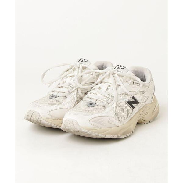 「New Balance」 ローカットスニーカー 24.5cm ホワイト レディース