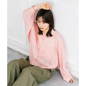 「niko and...」 長袖ブラウス LONG レッド レディース