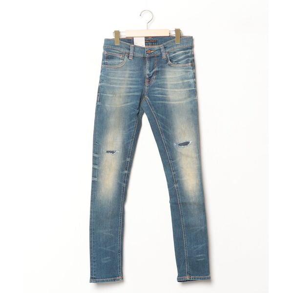 「Nudie Jeans」 スキニーデニムパンツ 28inch ブルー メンズ