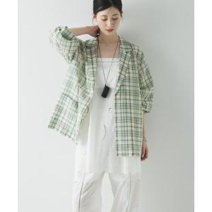 コート アウター シアーチェックジャケット レディース｜ZOZOTOWN Yahoo!店