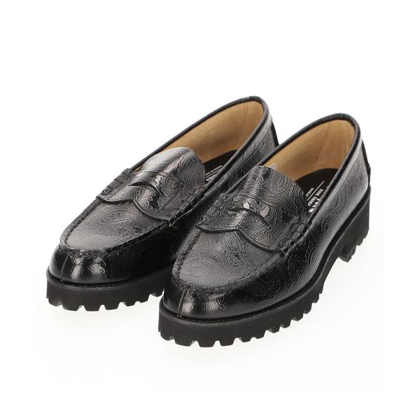 ローファー (The Kenford Fineshoes)TANK SOLE LOAFERSBLAC...