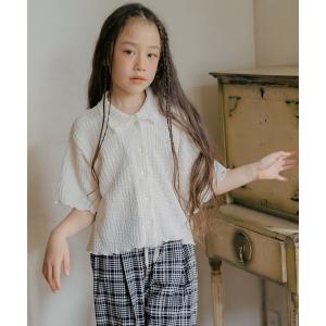ブラウス シャツ ポコポコシャツ半袖/680420 キッズ 子供服 女の子｜ZOZOTOWN Yahoo!店
