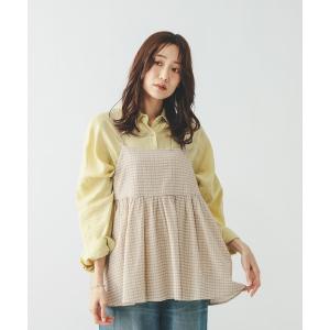 エアリーリラックスチェックビスチェ/665489 レディース