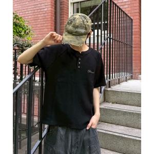tシャツ HENLEY NECK ASSORTED RAGLAN SHORT SLEEVE THERMAL/ヘンリーネックアソートラグラン半袖サーマル