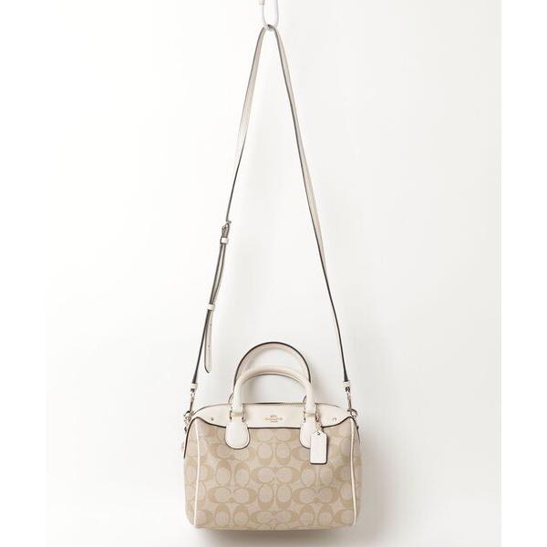 「COACH」 シグネチャーPVC 2WAYバッグ - ベージュ レディース