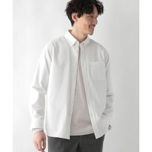 「GLOBAL WORK」 長袖シャツ MEDIUM ホワイト メンズ