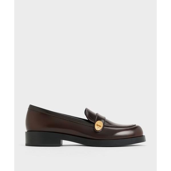 「CHARLES &amp; KEITH」 シューズ 23cm ブラウン レディース