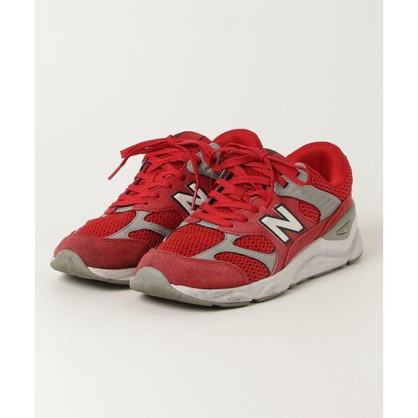 「New Balance」 ローカットスニーカー 27cm レッド メンズ