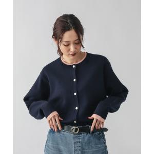 「GLOBAL WORK」 カーディガン LARGE ネイビー レディース