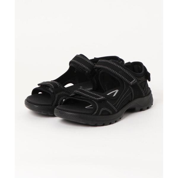「ECCO」 フラットサンダル 37 ブラック レディース