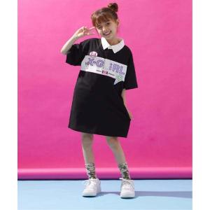 ワンピース 「サーティワン アイスクリーム」ラガーミニ丈Tワンピース キッズ 子供服 女の子