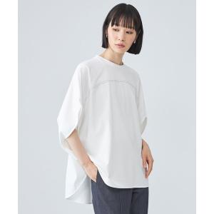 tシャツ 「接触冷感・UV対策」サークルフォルムカットソー レディース