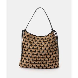 トートバッグ cache cache/カシュカシュ bicolor paper bag レディース