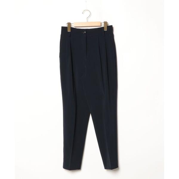 「PLST」 スラックス M ネイビー レディース