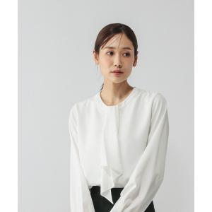 「GLOBAL WORK」 長袖ブラウス X-LARGE オフホワイト レディース