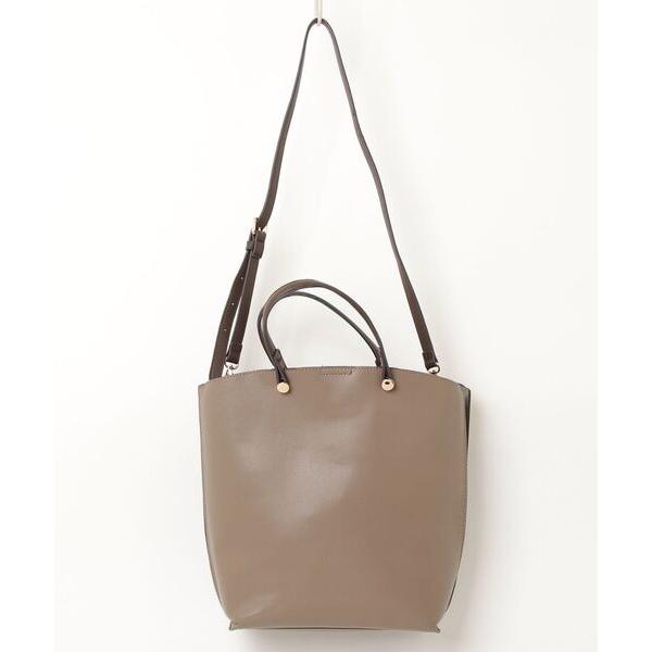 「N.（N. Natural Beauty Basic）」 2WAYバッグ フリ- グレイッシュベー...