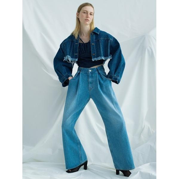 「SNIDEL」 デニムパンツ 1 ライトブルー レディース