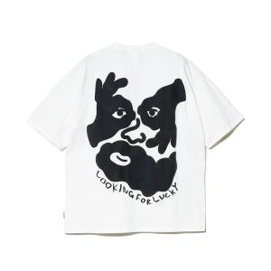 tシャツ gym master/ジムマスター　7.4oz LOOKING FOR LUCKY ビッグTee メンズ レディース