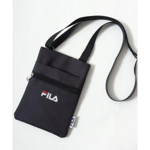 スマホポーチ スマホショルダー サコッシュ ショルダーバッグ FILA（フィラ）ブランドロゴプリント ミニショルダーバッグ/スマホポーチ/サコッシュ