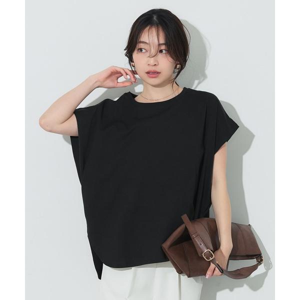 tシャツ 「WEB限定セール」接触冷感フレンチスリーブTシャツ レディース