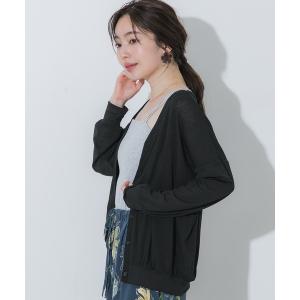カーディガン 夏 シアージョーゼットビッグカーディガン レディース