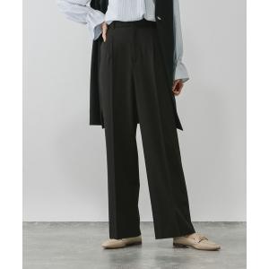 「GLOBAL WORK」 スラックス MEDIUM ブラック レディース