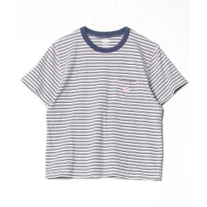 「DANTON」 半袖Tシャツ 36 ネイビー レディース
