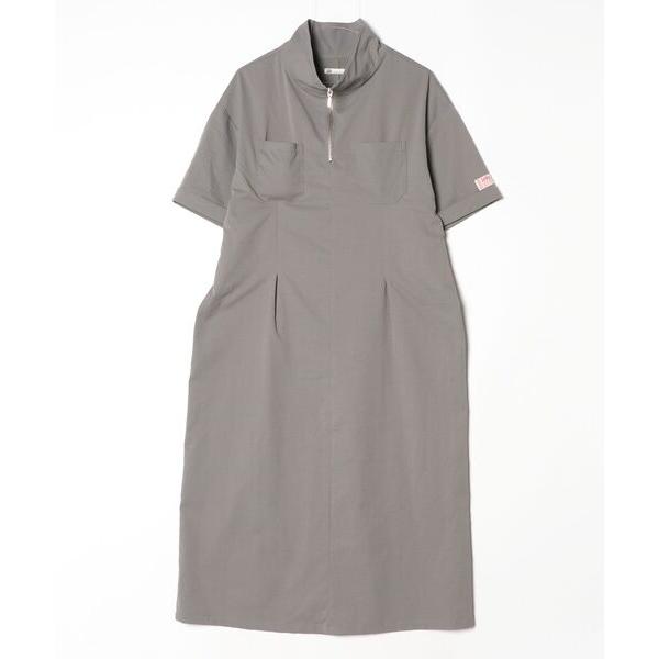 「Java」 半袖ワンピース X-LARGE グリーン レディース