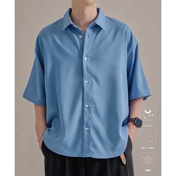 「epnok」 半袖シャツ SMALL ブルー メンズ