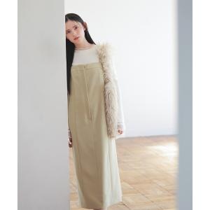 「NATURAL BEAUTY BASIC」 キャミソールワンピース P/S イエロー レディース