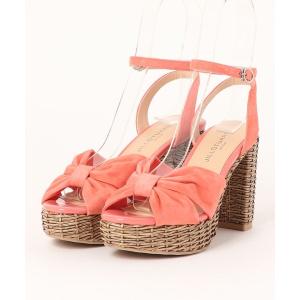 「JILL STUART」 ヒールサンダル 23.5cm オレンジ レディース