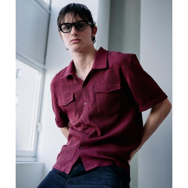 シャツ CREPE WESTERN DESIGN SHIRT / 楊柳ウエスタンデザインシャツ メン...