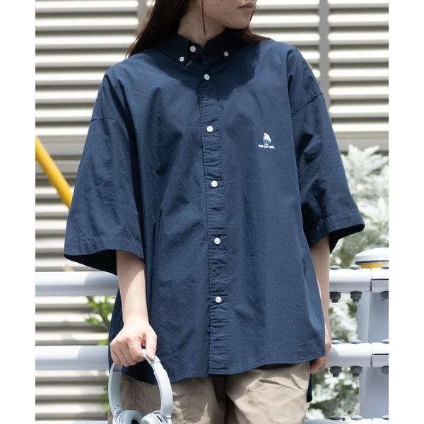 「Red Cap Girl」 長袖シャツ MEDIUM ネイビー メンズ