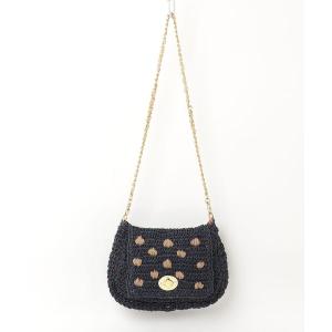 「Laugoa」 ショルダーバッグ - ネイビー レディース