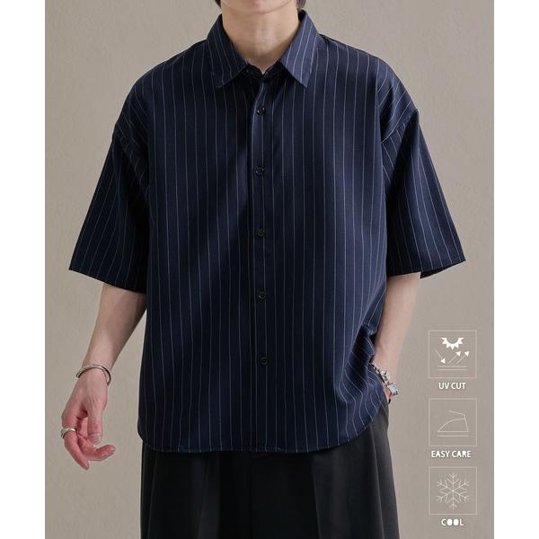 「epnok」 半袖シャツ LARGE ネイビー メンズ