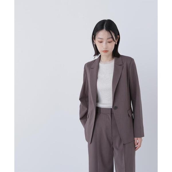 「NATURAL BEAUTY BASIC」 テーラードジャケット SMALL ブラウン レディース