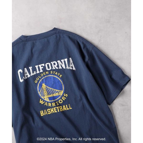 「NBA」 半袖Tシャツ M ブルー メンズ