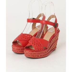 「tsumori chisato WALK」 ヒールサンダル - レッド レディース