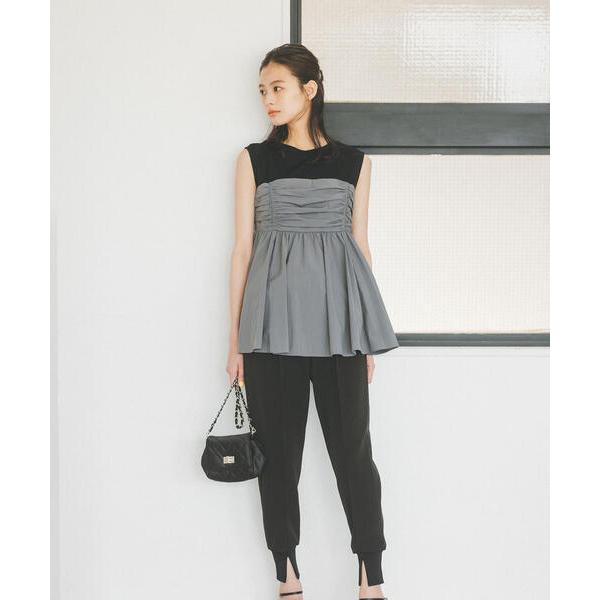 「NATURAL BEAUTY BASIC」 ノースリーブブラウス FREE グレー系その他 レディ...