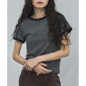 tシャツ ソフトタッチコンパクトリンガーTee レディース