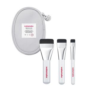 メイクブラシ ウェイクメイク wakemake 「セット品」スパチュラワイドファンデーションブラシ ミニ3種セット｜ZOZOTOWN Yahoo!店