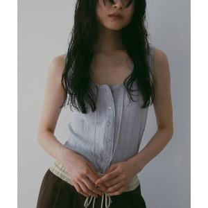 タンクトップ ノースリーブ Cut Lace Tanktop レディース